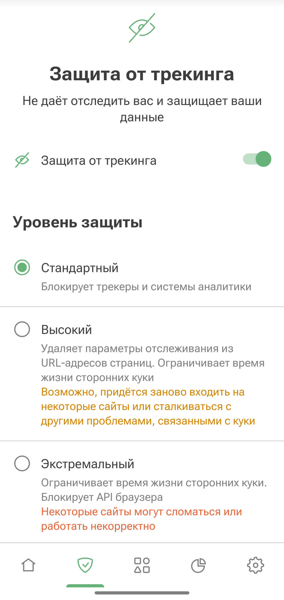 Защита от трекинга Android